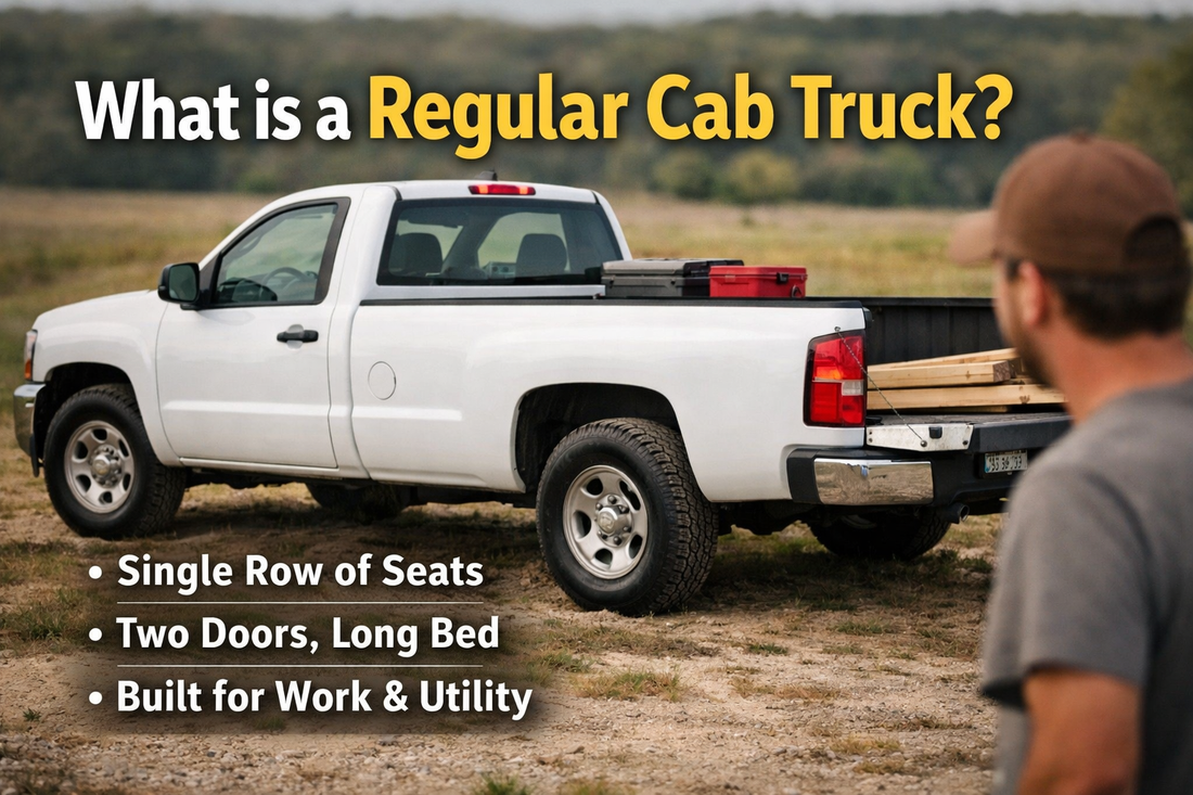 What is a regular cab truck