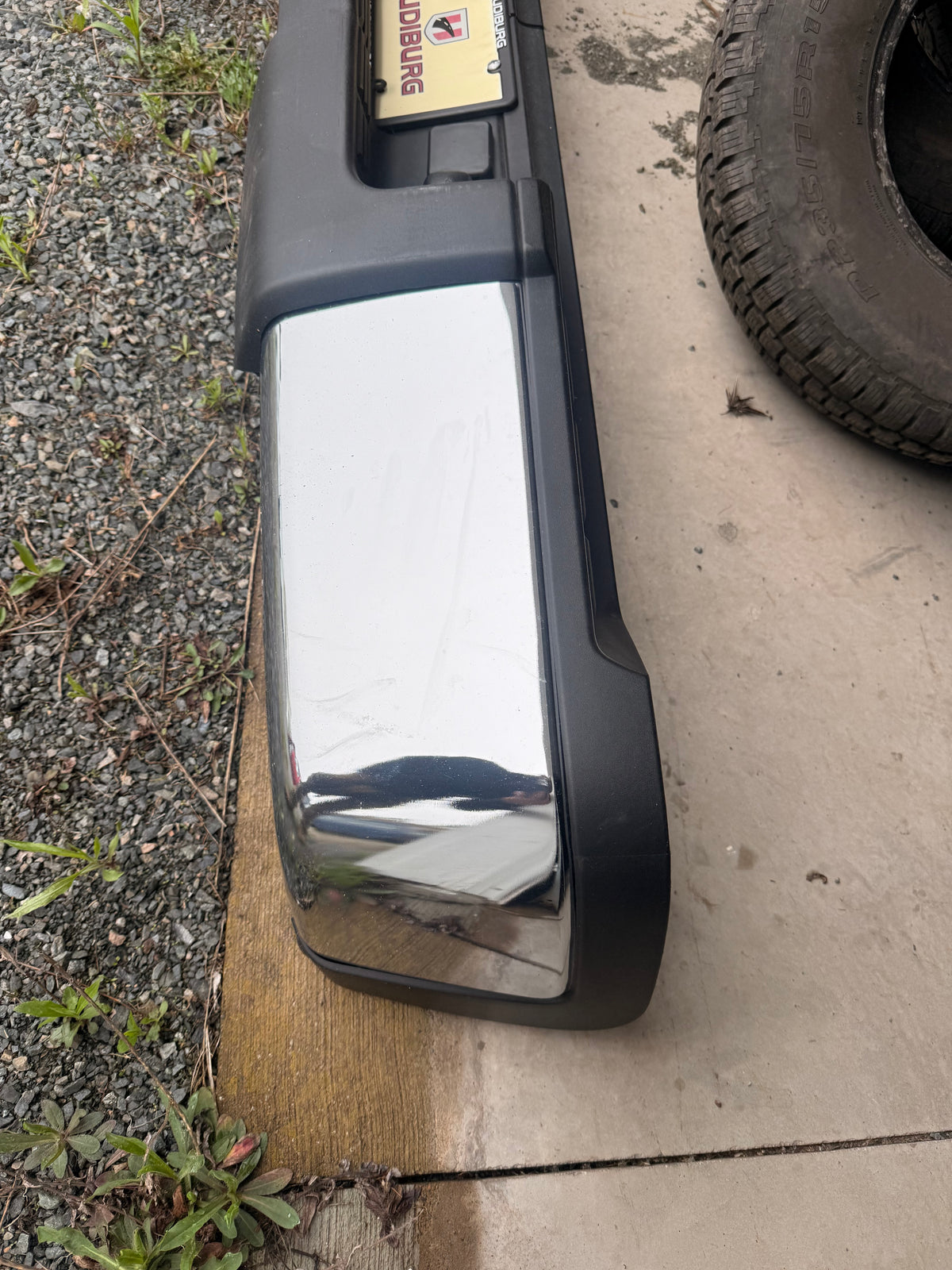 2007-2013 GMC Sierra OEM Chrome Rear Bumper