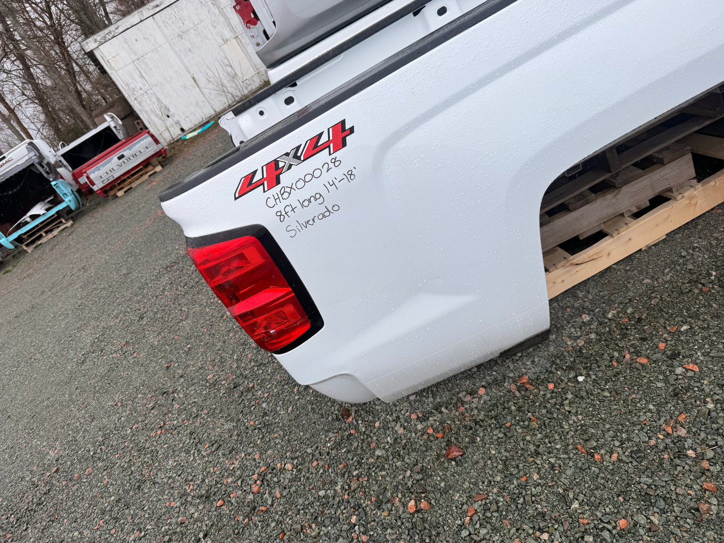 2014–2019 Chevrolet Silverado 1500 2500 3500 8ft Long Bed Truck Box
