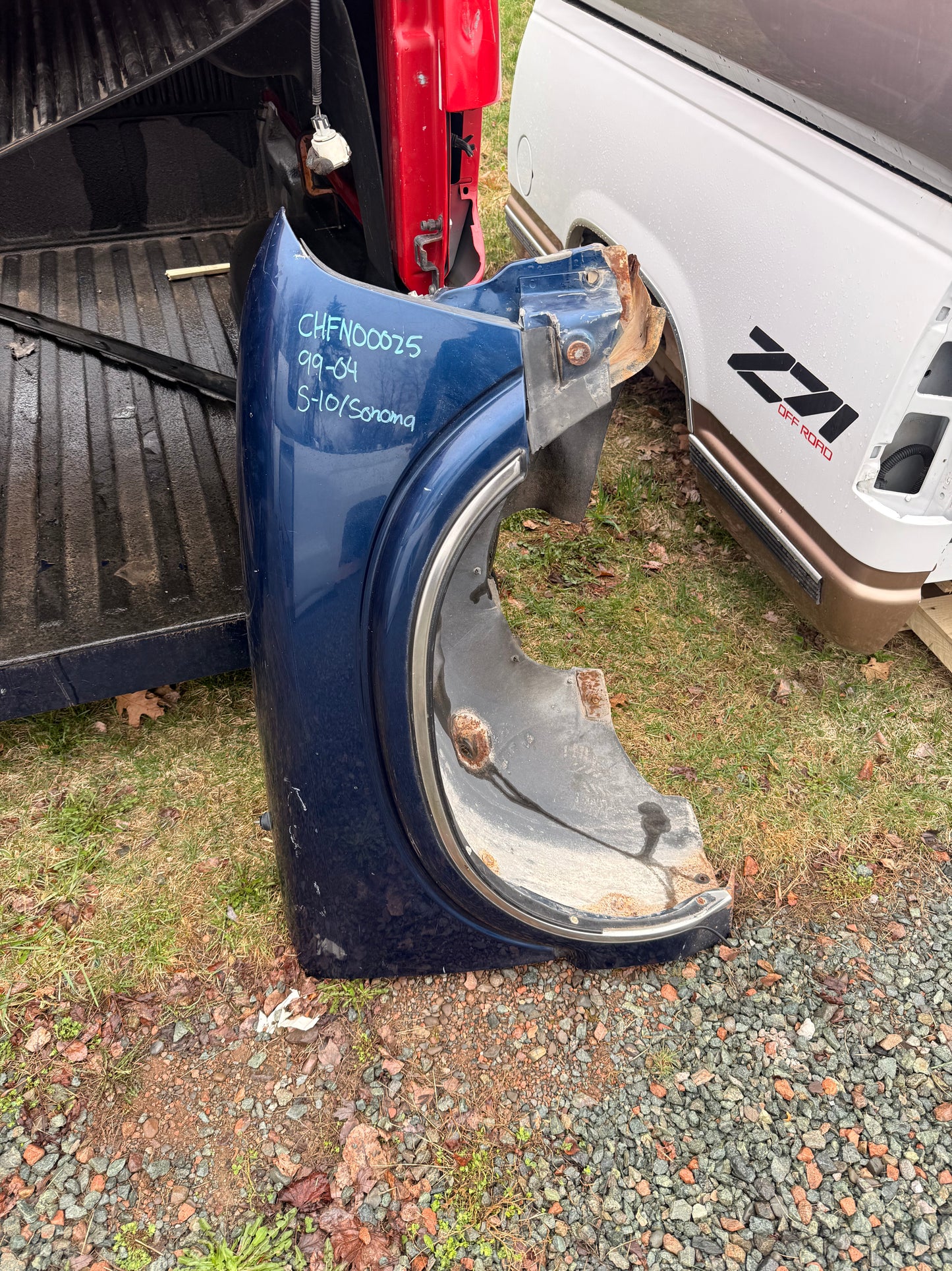 1994–2004 Chevrolet S-10 Passenger Side Fender