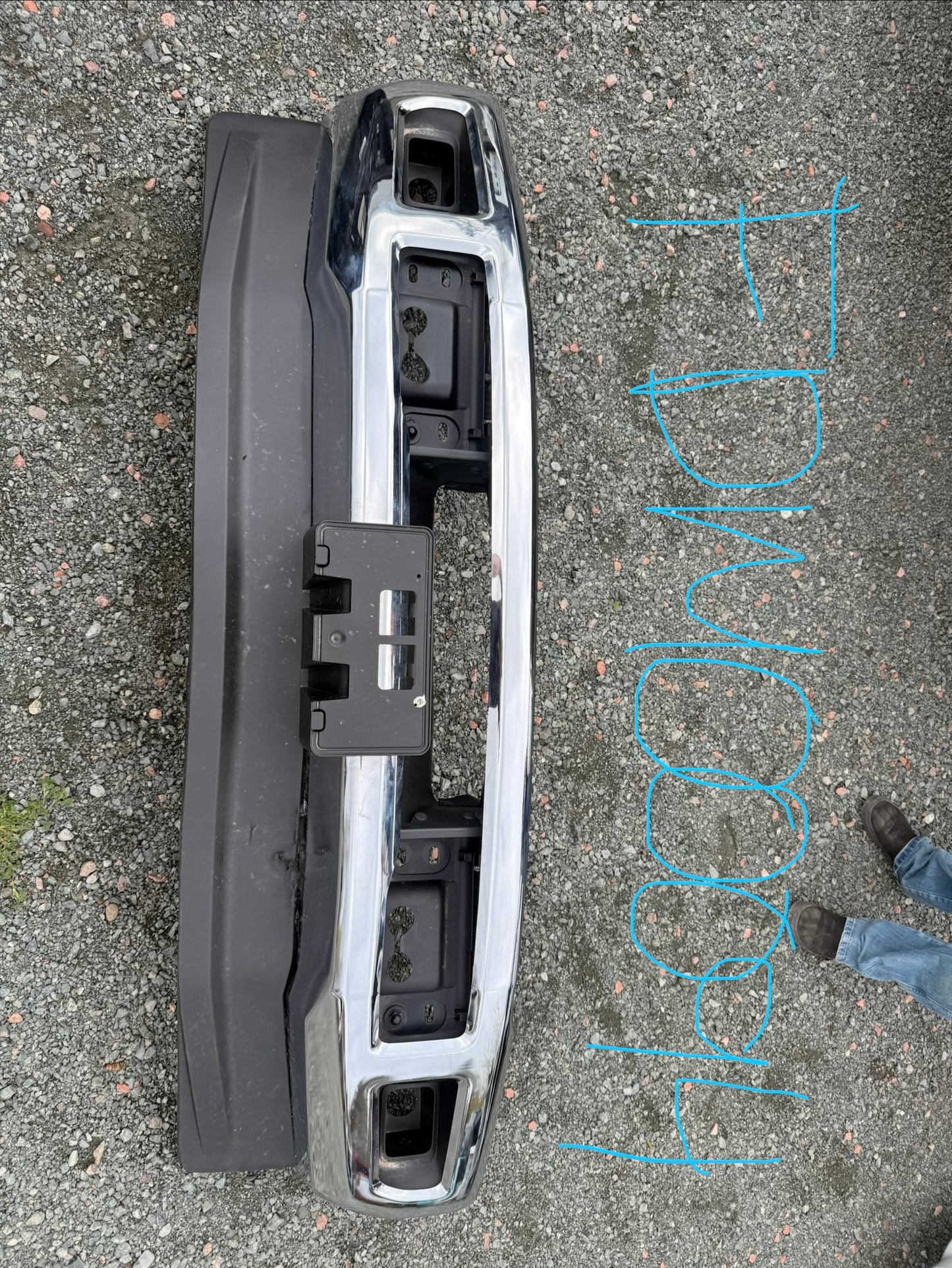 2017-2019 Ford F-250 F-350 OEM Chrome Front Bumper