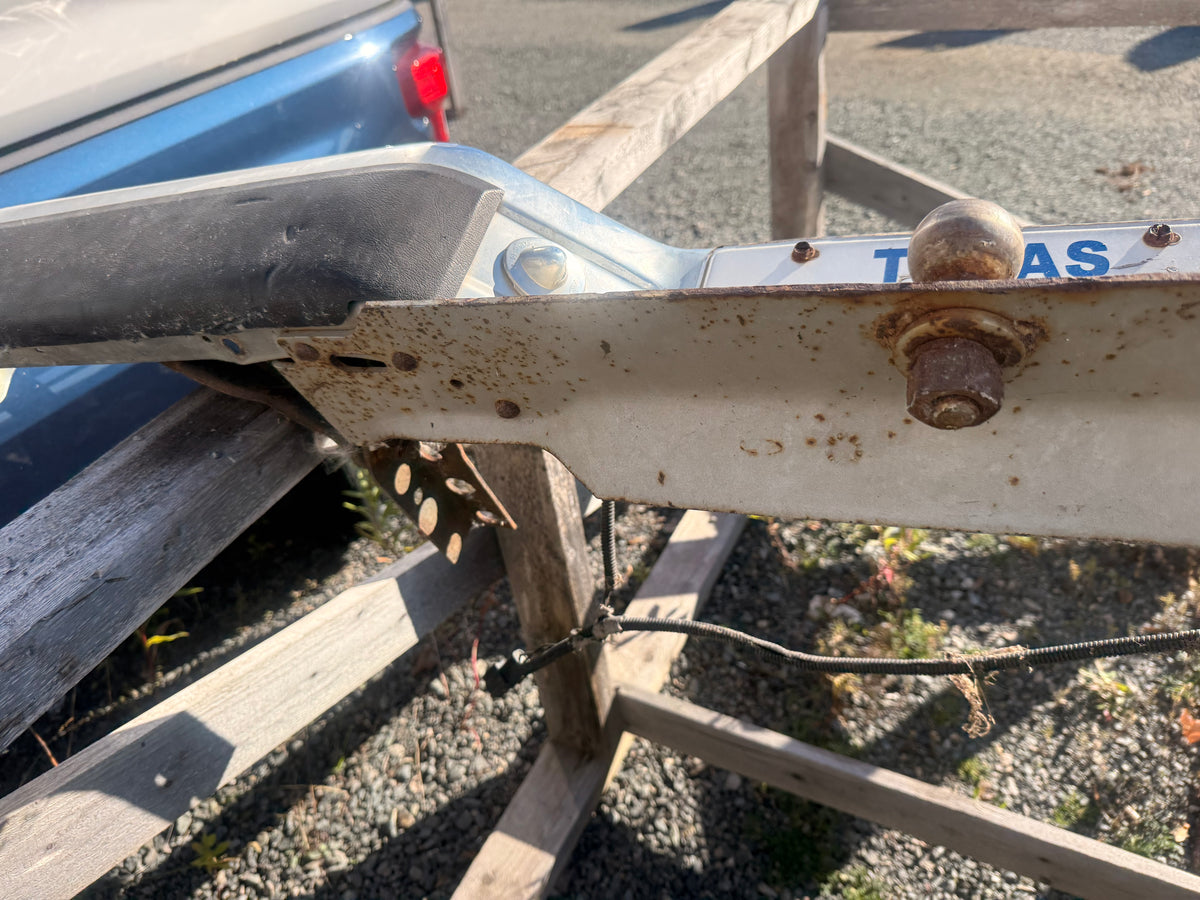 1983-1992 Ford Ranger OEM Chrome Rear Bumper