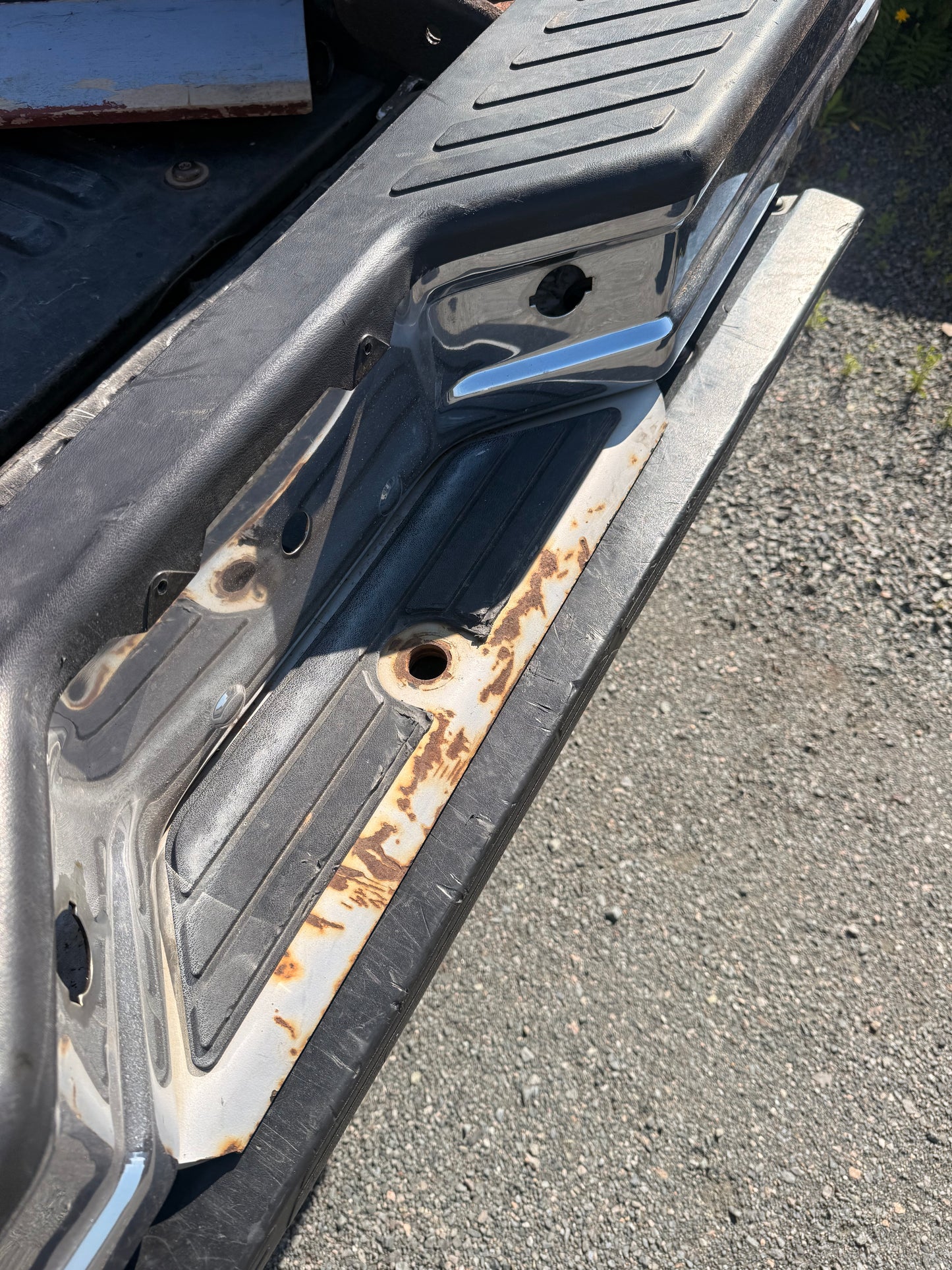 1987-1997 Ford F-150 F-250 F-350 OEM Chrome Rear Bumper