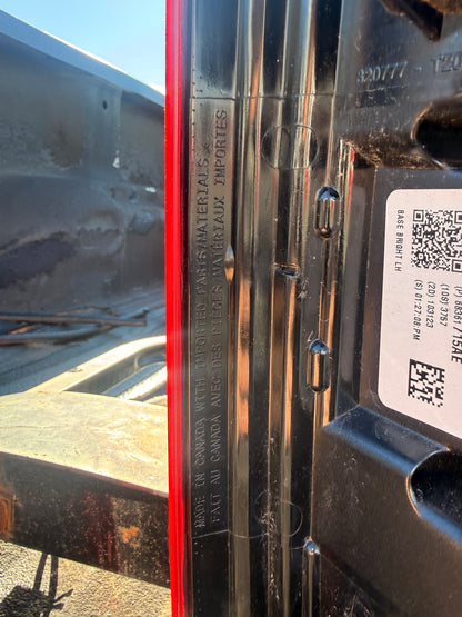 2019–2024 Ram 2500 3500 4500 OEM Halogen Driver Side Tail Light