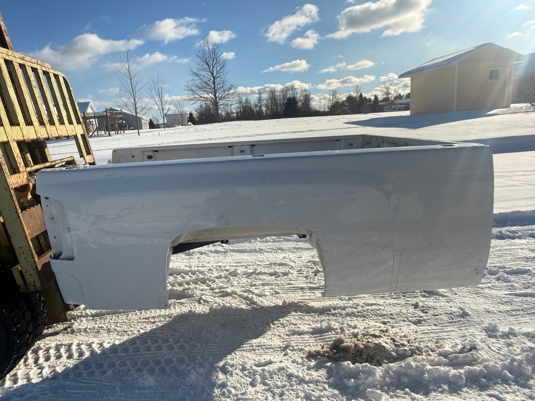 2007–2013 Chevrolet Silverado 1500/2500/3500 8ft Truck Box | White OEM Long Bed