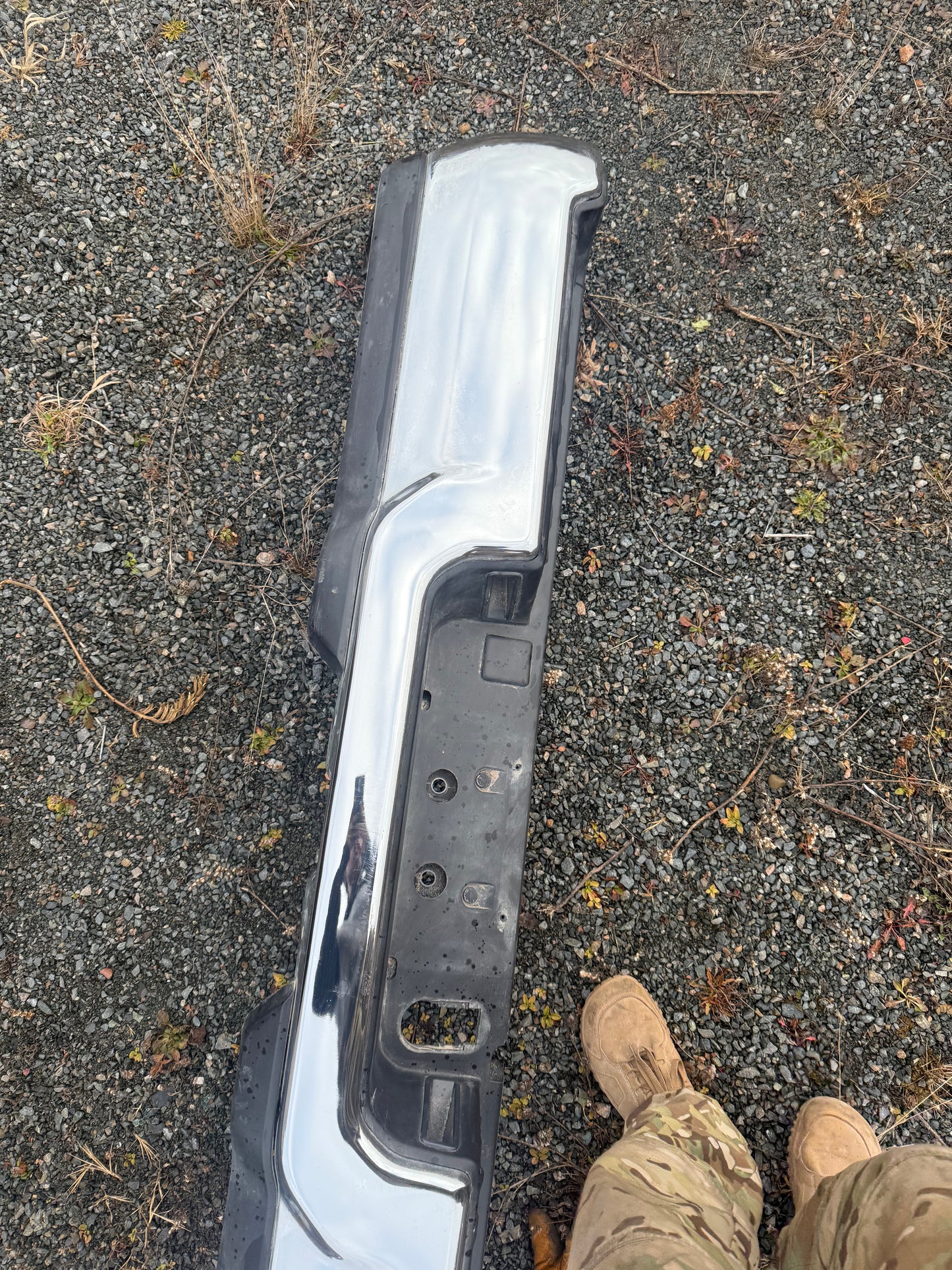 2019-2025 Dodge Ram 1500 2500 3500 Chrome Rear Bumper