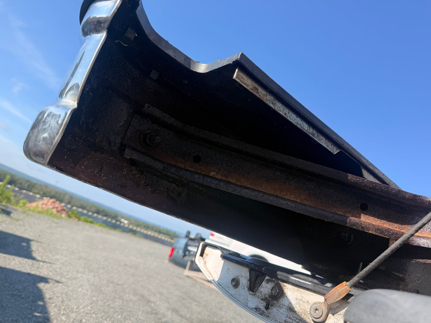 1987-1997 Ford F-150 F-250 F-350 OEM Chrome Rear Bumper