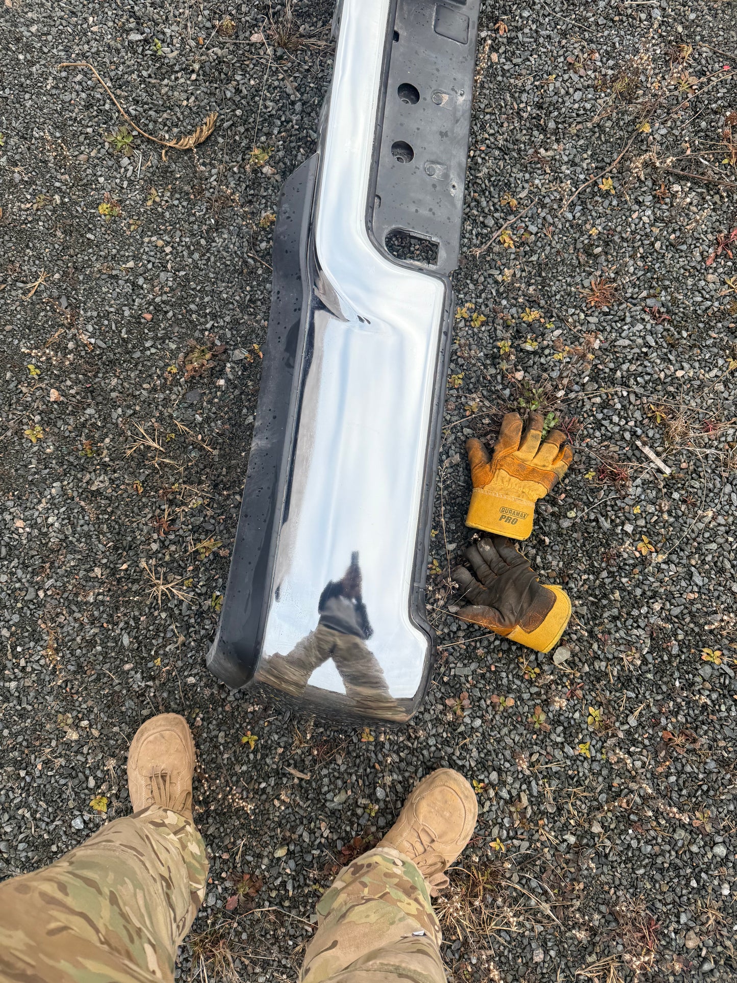 2019-2025 Dodge Ram 1500 2500 3500 Chrome Rear Bumper