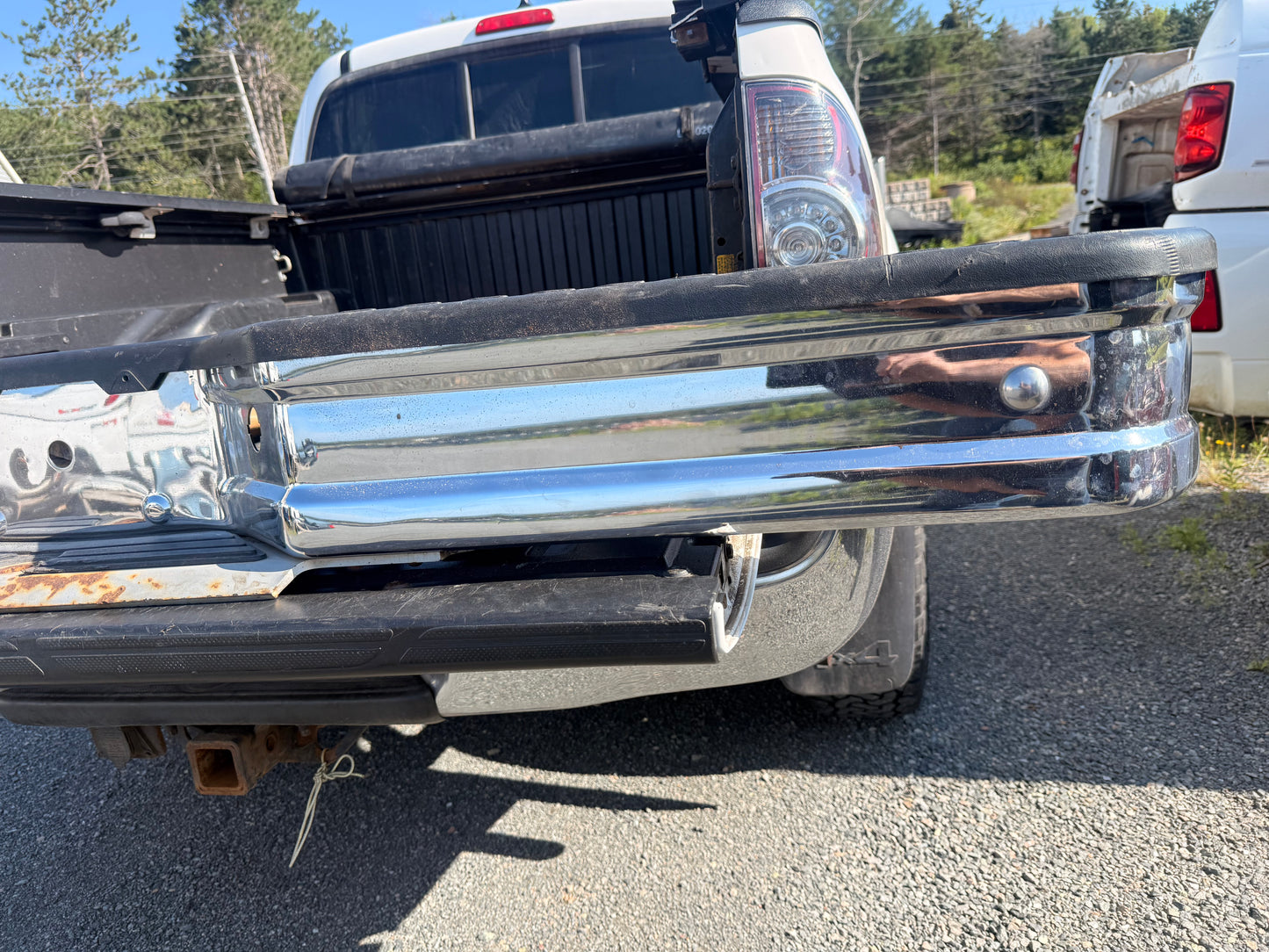 1987-1997 Ford F-150 F-250 F-350 OEM Chrome Rear Bumper