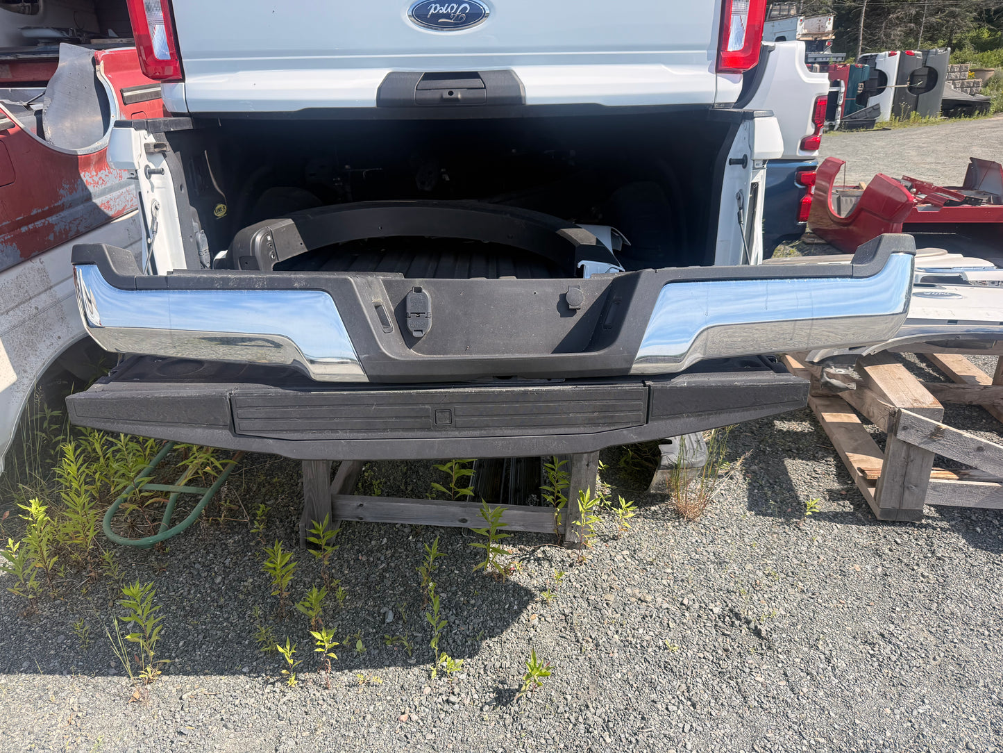 2017-2022 Ford F-250 F-350 F-450 OEM Rear Chrome Bumper