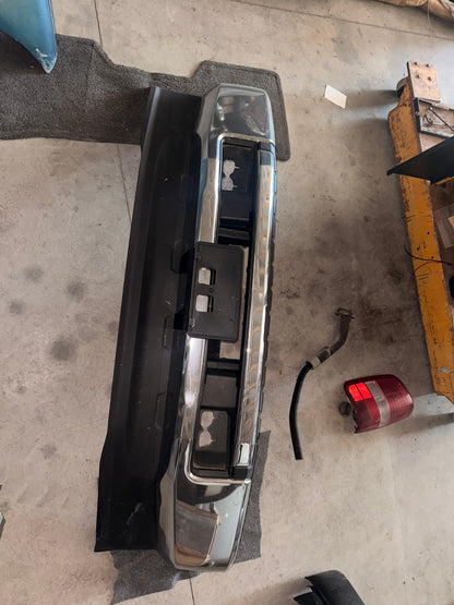 2017-2019 Ford F-250 F-350 F-450 OEM Chrome Front Bumper | No Fog Lights