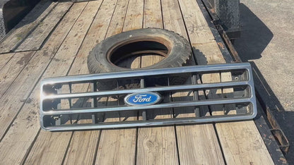 1987-1991 Ford F-150 F-250 F-350 Bronco OEM Chrome Grille